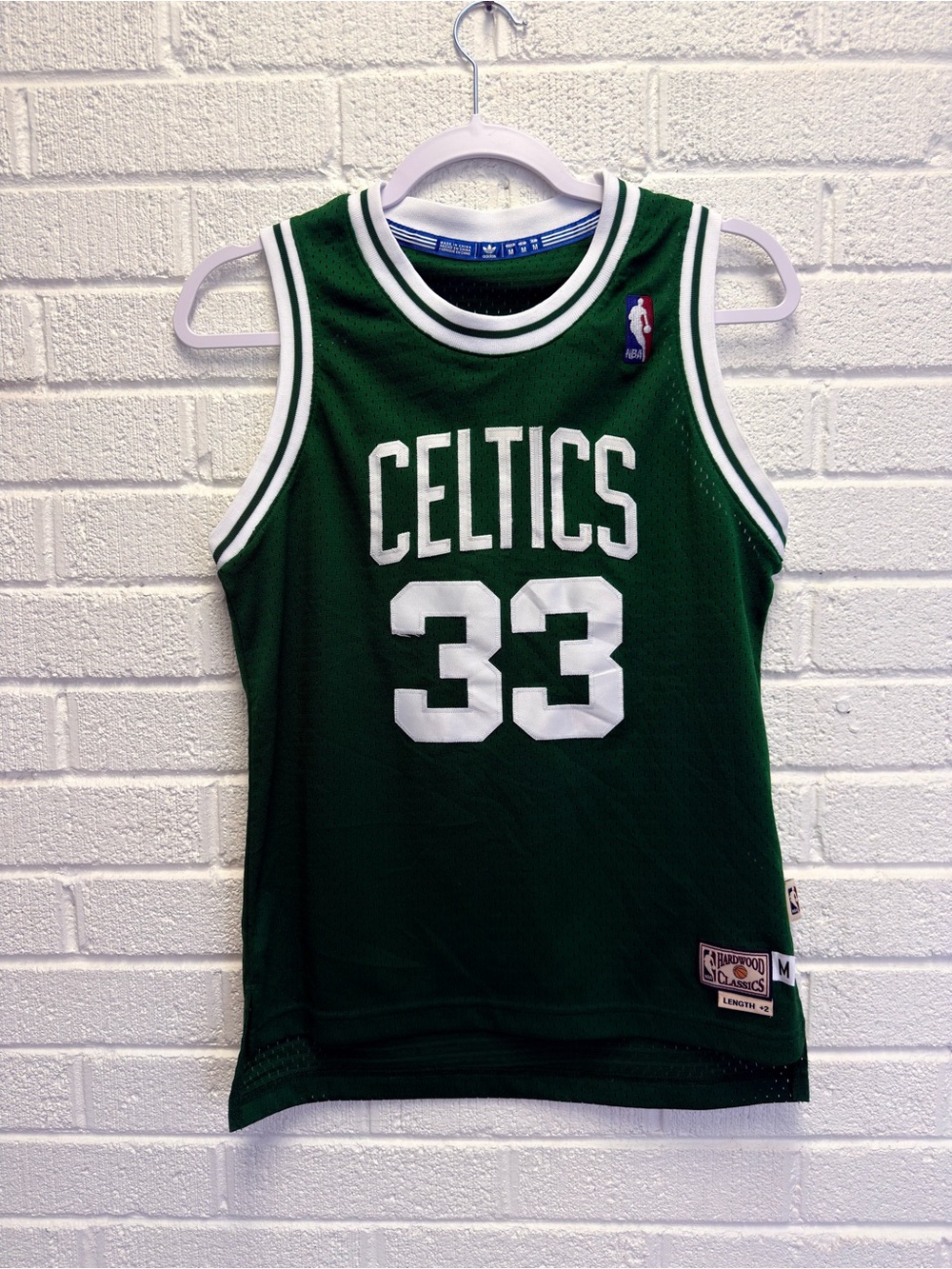 NBA Boston Celtics Green/White Jersey Bird #33